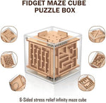 Authentic CHEROSIN balance IQ puzzle game showing intricate internal metal ball tracking system