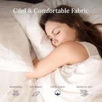 Smart foot side indicator label on the premium King size flat bedsheet