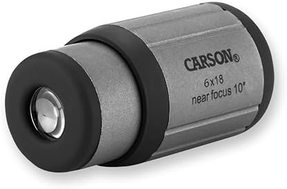 Carson CF-618 monocular showing close focus capability