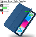 ToaPoia slim smart cover folded into a trifold viewing stand