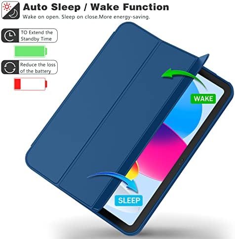 ToaPoia slim smart cover folded into a trifold viewing stand
