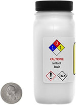 Close up of manganese sulfate powder texture in open container