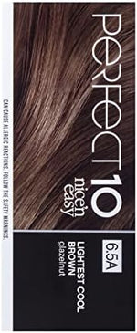 Clairol Nice n Easy ten minute hair coloring results and benefits panel