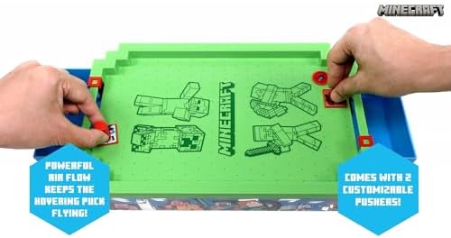 Packaging box details for the Ambassador Minecraft tabletop game showing official branding and contents.