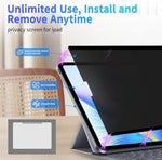 GUDTEKE matte screen filter showcasing the blue light blocking technology and anti glare comfort