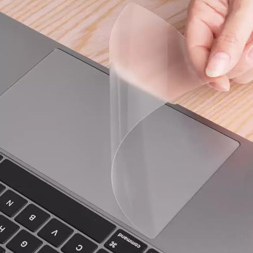Lenovo IdeaPad Flex 5 transparent matte trackpad skin alignment close up
