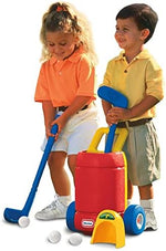 Little Tikes TotSports golf set packaging and included accessories