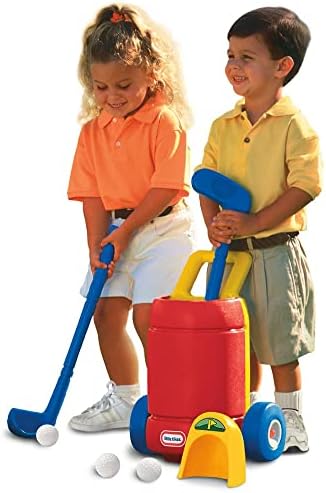 Little Tikes TotSports golf set packaging and included accessories