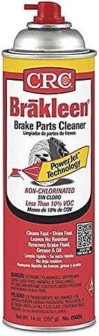 CRC Brakleen 05050 Brake Parts Cleaner 6 Pack automotive degreaser front view