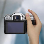 Haoge ergonomic photography thumb support attachment showing CNC precision machining contours