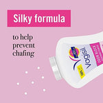 Ingredients list on the back of Vagisil 8 ounce deodorant powder bottle.