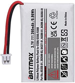 Top perspective of the enterprise headset battery showing the durable outer protective casing.