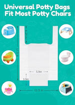 Compact packaging of Newnice disposable potty refills