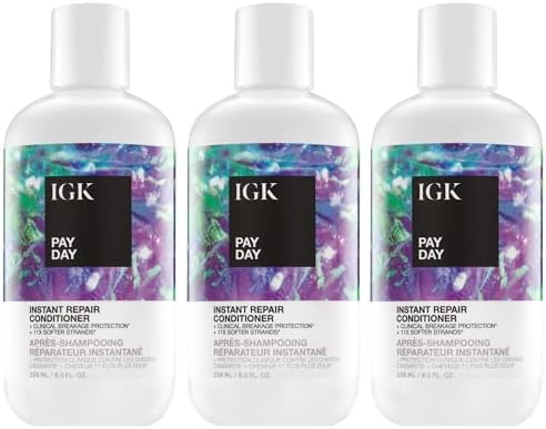 IGK Pay Day Conditioner 3-Pack – Moisturizing Conditioner for Dry, Damaged, or Chemically Treated Hair - Image 2