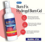 Doctor recommended BurnFix spray for first and second degree burn treatment.