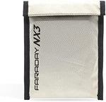 Faraday Defense anti hacking anti tracking sleeve with double roll top and heavy duty Velcro closure details