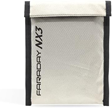 Faraday Defense anti hacking anti tracking sleeve with double roll top and heavy duty Velcro closure details