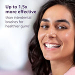 Philips Sonicare Cordless Power Flosser 3000 packaging showing USA import details.