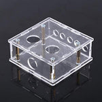 Arikit clear acrylic housing box structural layout for electron tube boards