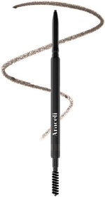 Araceli Beauty waterproof eyebrow pencil front view showing dark brown packaging and ultra-slim tip