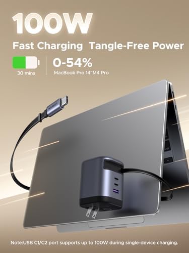 UGREEN GaN travel power block compact design layout view