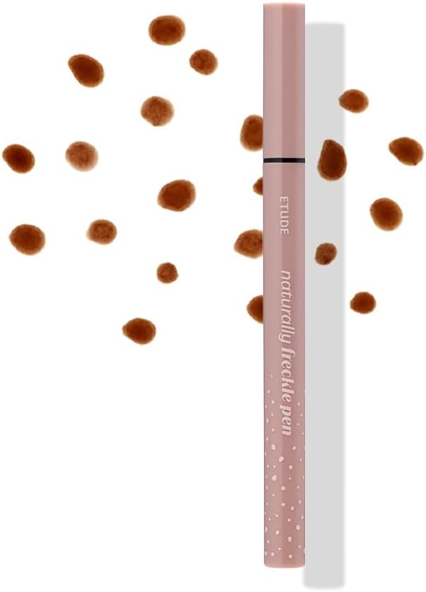 ETUDE Naturally Freckle Pen (light brown), Natural Looking Faux Freckles, Waterproof, Easy Control Sponge Tip, Multi use for Brow Hair Strokes and Lip Liner (0.5g) - Image 10