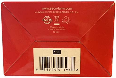 Seco-Larm Enforcer commercial security system keypad package contents including installation hardware.