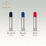 PARKER QUINKflow Ballpoint Pen Ink Refill, Fine Tip, Blue - Image 8