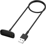 Emilydeals replacement USB charging cable for Fitbit Inspire Three front view showing the magnetic dock.