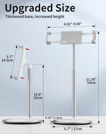 SAIJI expandable tablet bracket holding fifteen point six inch monitor