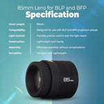 Adjusting sharp bokeh effects with Flashpoint 85mm projection lens