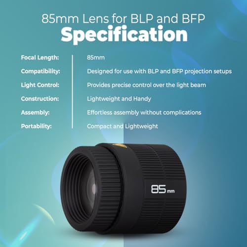 Adjusting sharp bokeh effects with Flashpoint 85mm projection lens