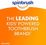 Side profile of Spinbrush Kids electric toothbrush showing the compact size for small hands