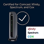 Motorola AC3200 Wi-Fi router and DOCSIS 3.1 cable modem highlighting the centralized vertical LED status panel.