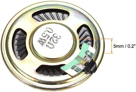 Side profile of Uxcell 40mm thin DIY audio replacement speaker