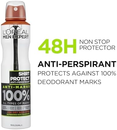 L'Oreal Men Expert 48H Shirt Protect Anti-Perspirant Deodorant 250 ml - Image 3