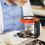 Dicfeos dual magnification lens comparison view
