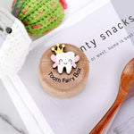 Azbuk tooth fairy gift box displayed on a childs bedroom shelf