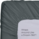 Utopia Bedding Queen fitted sheet packaging and labels
