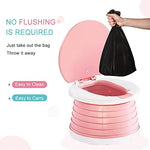 Top view of Yznlife toddler training toilet seat