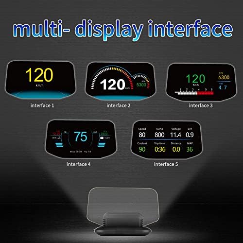 PerGar OBD2 and GPS dual mode LED speedometer displaying real time engine water temperature.