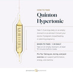 Quicksilver Scientific Quinton Hypertonic glass vial being opened for daily electrolyte replacement