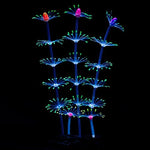 Uniclife glowing effect silicone fish tank decoration under blue light
