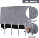 2win2buy heavy duty TV cover for flat screen moving protection