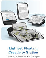 MOFT magnetic stand case for iPad mini 6 showing multiple viewing angles