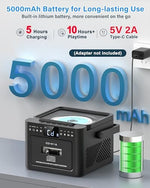 Greadio CD player boombox with Bluetooth connectivity features