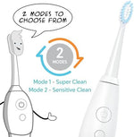 TAO Clean Umma Kids Sonic Toothbrush in white with dentist-recommended timer features.