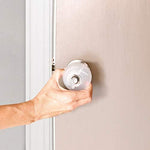 Three pack of Little Chicks door knob safety protectors in packaging