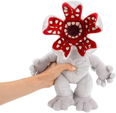 Close up of Jazwares Demogorgon plush with mouth open