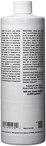 Seachem Stability aquarium water conditioner bottle in packaging
